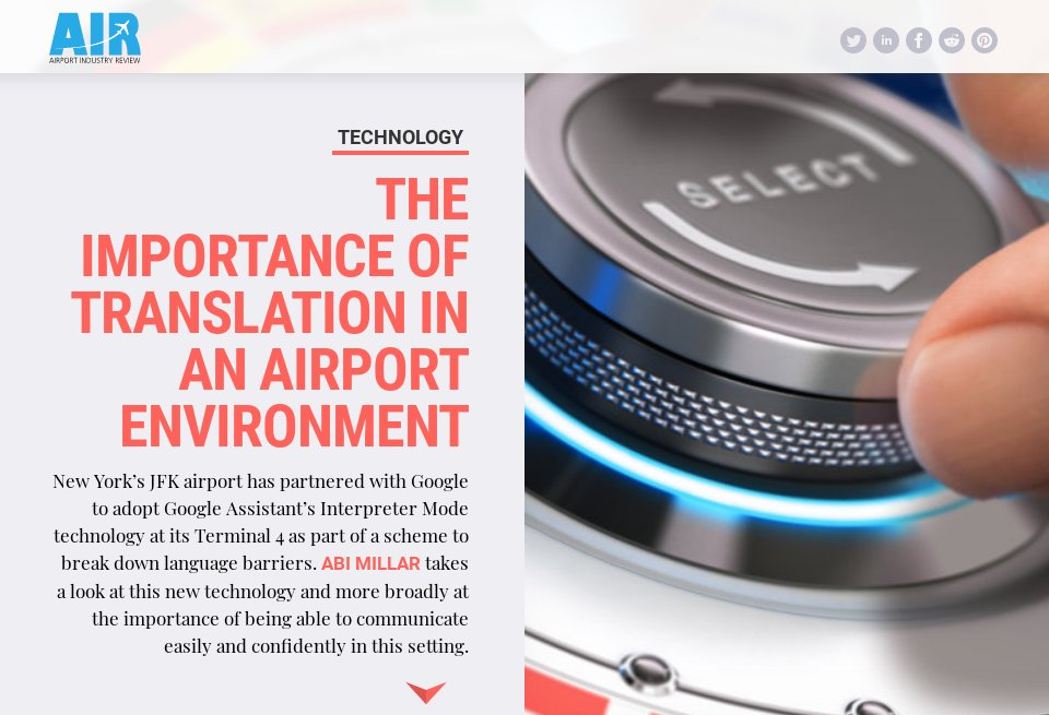 airport industry review