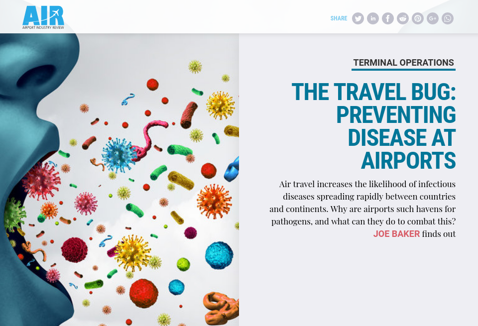 The travel bug: preventing the spread of disease at airports - Airport ...