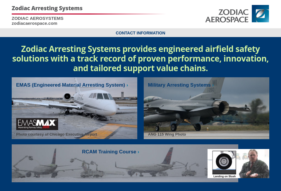 Zodiac Arresting Systems - Airport Industry Review | Issue 38 ...