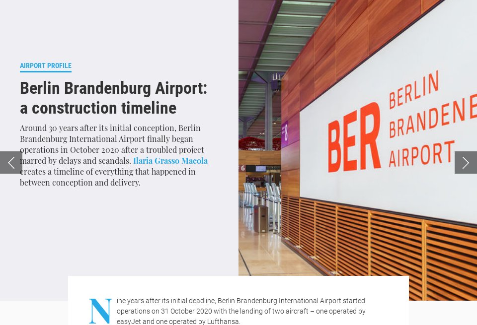 Berlin Brandenburg Airport: a construction timeline - Airport Industry