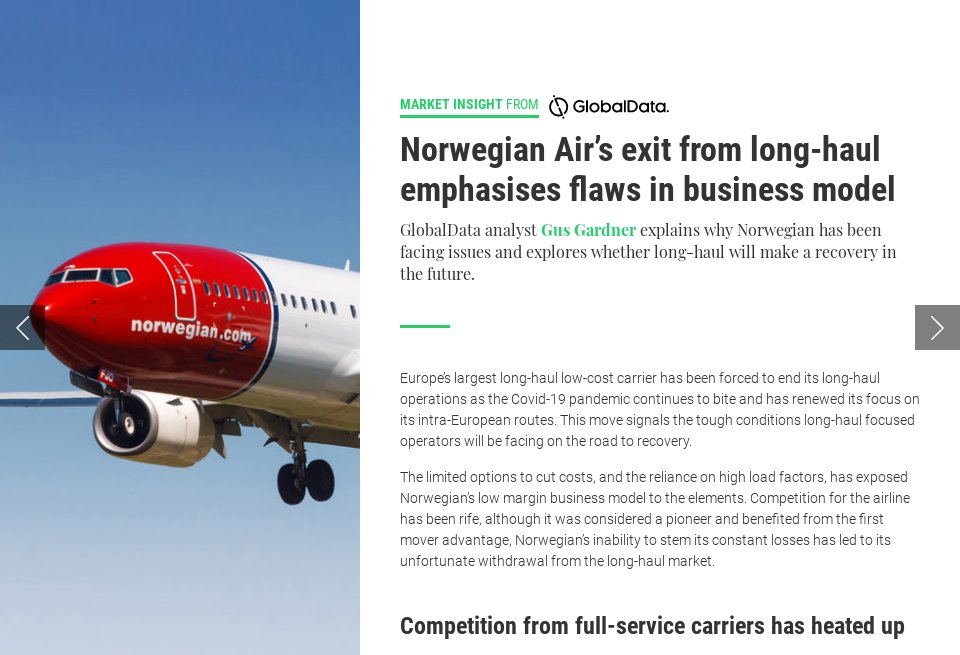 norwegian air long haul baggage allowance