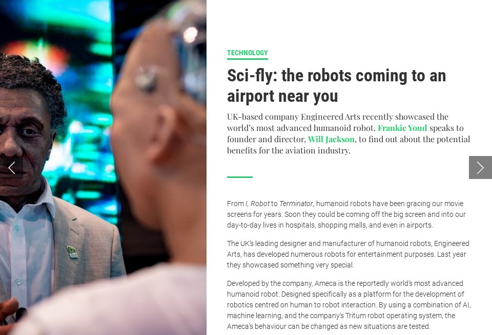 Sci-fly: The robots coming to an airport near you - Airport Technology