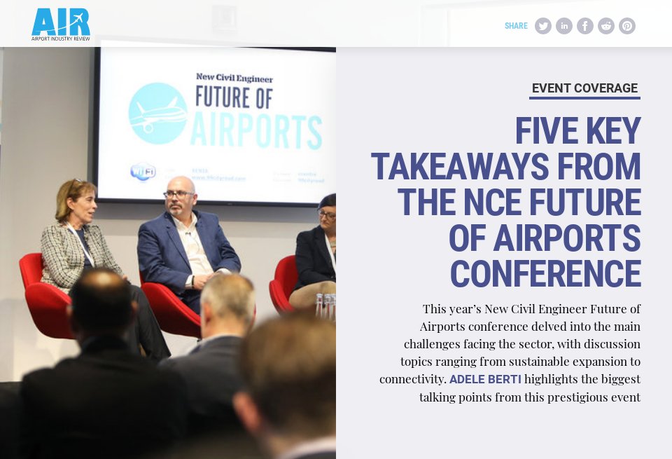Five key takeaways from the NCE Future of Airports conference Airport