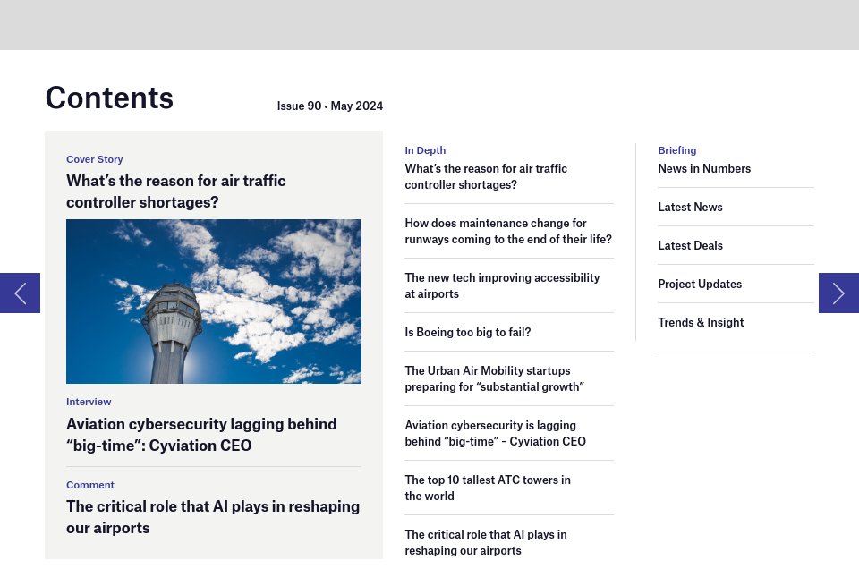 In Depth - Airport Industry Review | Issue 90 | May 2024