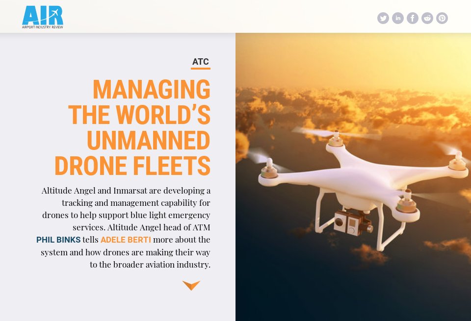 Managing the world’s unmanned drone fleets - Airport Industry Review ...