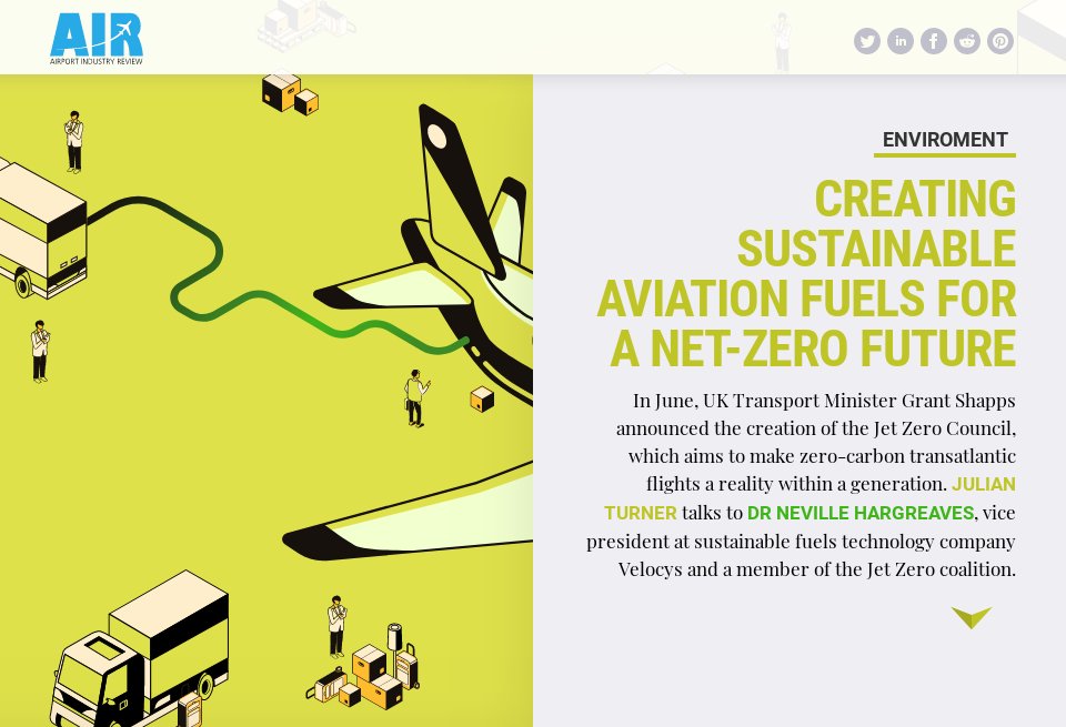 Creating sustainable aviation fuels for a net-zero future - Airport ...